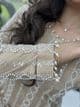 Amelia heavily embellished suit : light gold