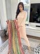 Amelia multi colored dupatta suit