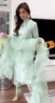 Auora Designer Mint Suit with Ruffle Duppatta