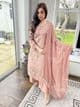 Ava peach viscous suit