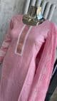 Ava pink Jaquard suit