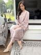 Ava Shamooz silk co ord - blush pink