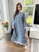 Ava Shamooz silk smock co ord teal