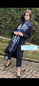 BB designer inspired wool scarf