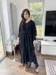 Black crochet lace outfit