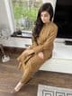 Dhanak winter co ord - mustard
