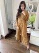 Dhanak winter co ord - mustard