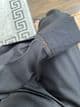 Dhanak winter co ord set- black