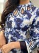 Diva Cut work detail tye dye kurta