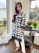 Diva Cut work detail tye dye kurta