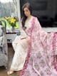 Ethnics pink floral Salwaar suit