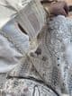 Farwa ivory cotton dori suit