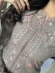 Farwa lawn grey embroidered suit