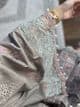 Farwa lawn grey embroidered suit