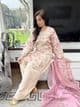 Floral pink Farsi salwwar suit