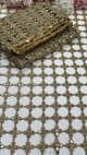 Gold sequin dupatta / scarf