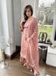Hannah embroidered suit -Dusky D1