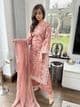 Hannah embroidered suit -Dusky D1