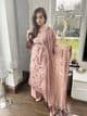 Hannah embroidered suit : Mauve D2