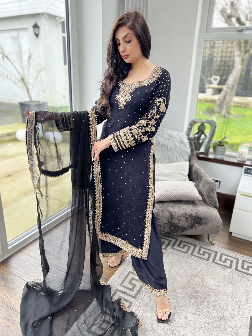 Haseen Black and gold