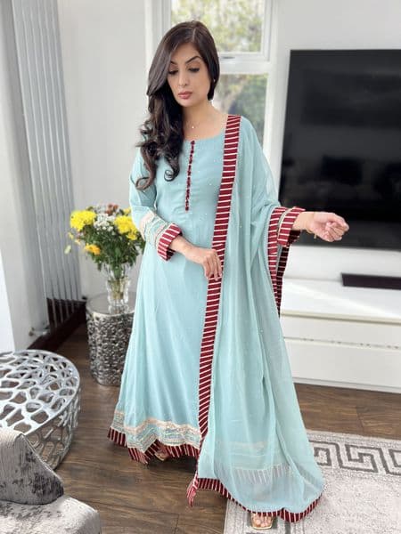 Helena green maxi suit