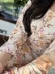 Huda dhanak suit : peach