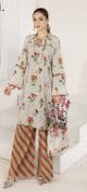 Imani Embroidery Digital Print Coord - Stone
