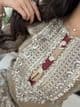 Imrozia heavily embroidered suit : gold