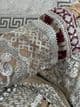 Imrozia heavily embroidered suit : gold