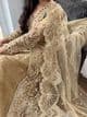 Ivana Heavy Gold Embroidery Maxi Suit GO76