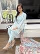 Ivana luxury chicken Kari lawn collection : sky blue