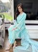 Ivana luxury lawn aqua