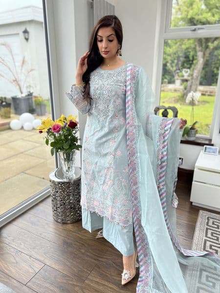 Ivana luxury lawn collection sage