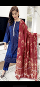 Johra Shades navy and maroon