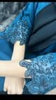Kaftan abaya modest set teal