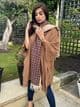 Large Designer Inspired cashmere scarf
