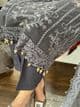 Maria B Inspired Paris Threads and Sequins Suit- Grey