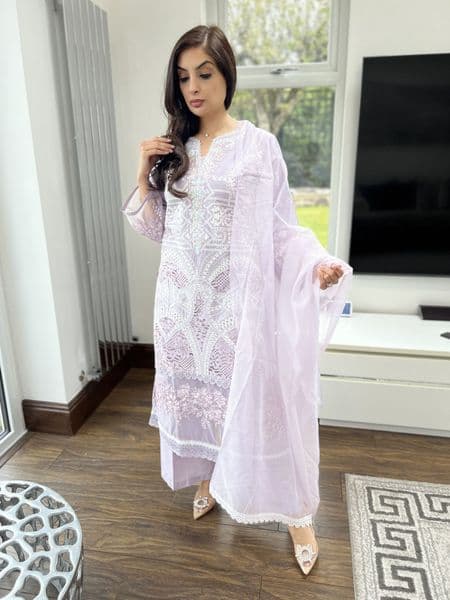 Maria b lawn lilac Paris