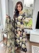 Maria B M print Milan Suit with Lace and Button Detail
