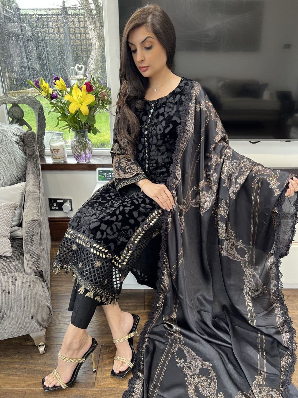 Maria b Paris black Palachi VELVET