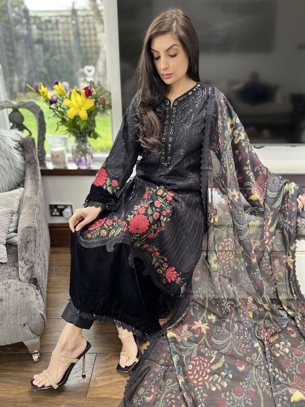 Maria B Paris crepe