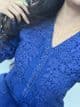 Maria B Paris crochet lace outfit : electric blue