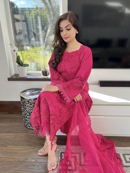 Maria B Paris hot pink