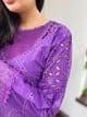 Maria B Paris Luxury Cutwork Lawn Suit Purple AL933