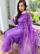 Maria B Paris Luxury Cutwork Lawn Suit Purple AL933