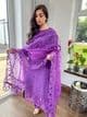 Maria B Paris Luxury Cutwork Lawn Suit Purple AL933