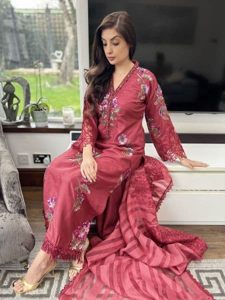 Maria B Paris maroon