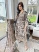 Maria b Paris organza taupe