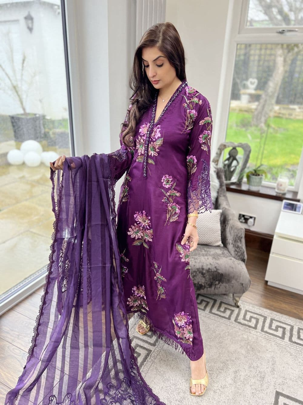 Maria b Paris purple