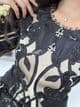 Maria B raw silk suit : black